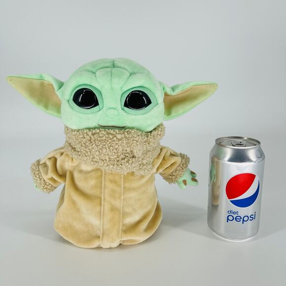 Star Wars Mandalorian Grogu "The Child" Jedi Baby Yoda Mattel Plush Toy - EUC - Picture 2 of 14